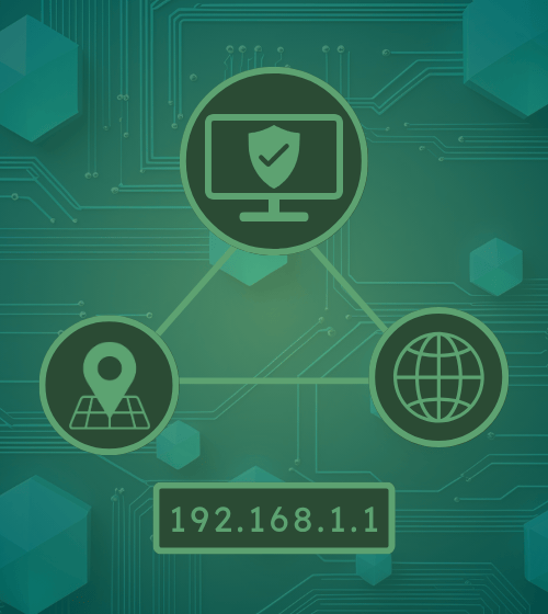 Illustration of IP address intelligence showing geolocation, reputation, and network context for threat analysis.
